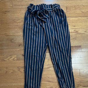 Zara striped pants - soft fabric, casual